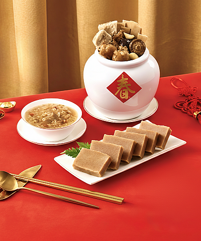 胡同年味三寶組(佛跳牆+年糕+桂圓米糕粥)